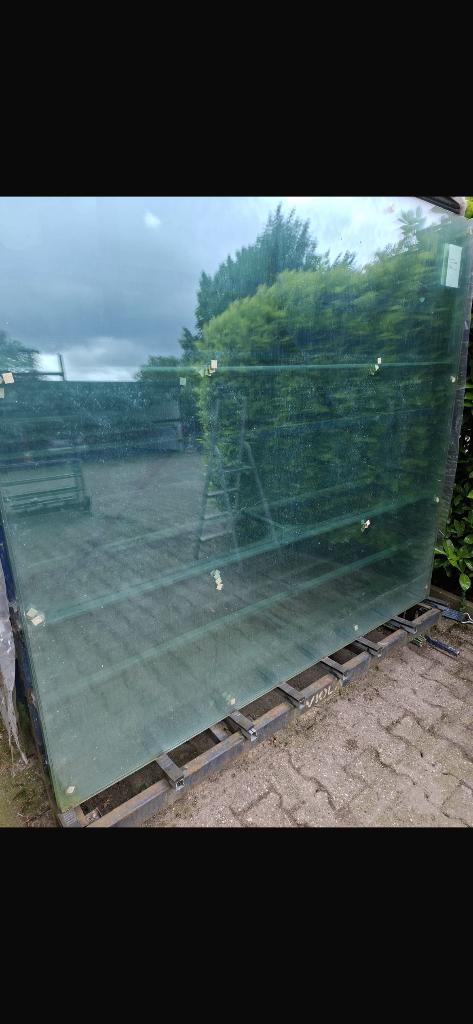 Nieuw gehard gelaagd glas met veiligheidsfolie, Ophalen, Nieuw, 160 cm of meer, Glasplaat