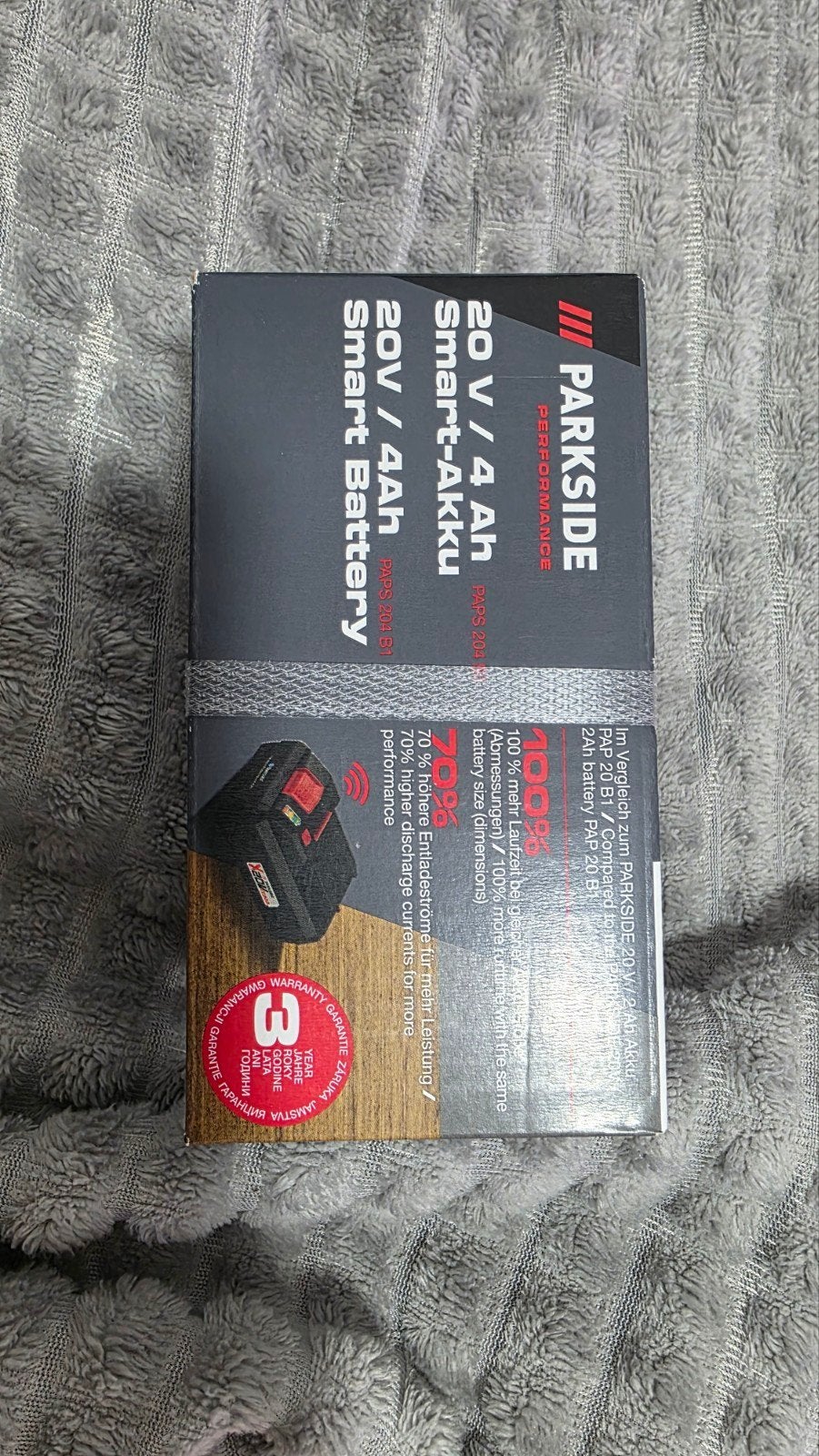 Parkside Performance 20V 4Ah Smart Accu Nieuw in doos, Ophalen, Nieuw, Parkside