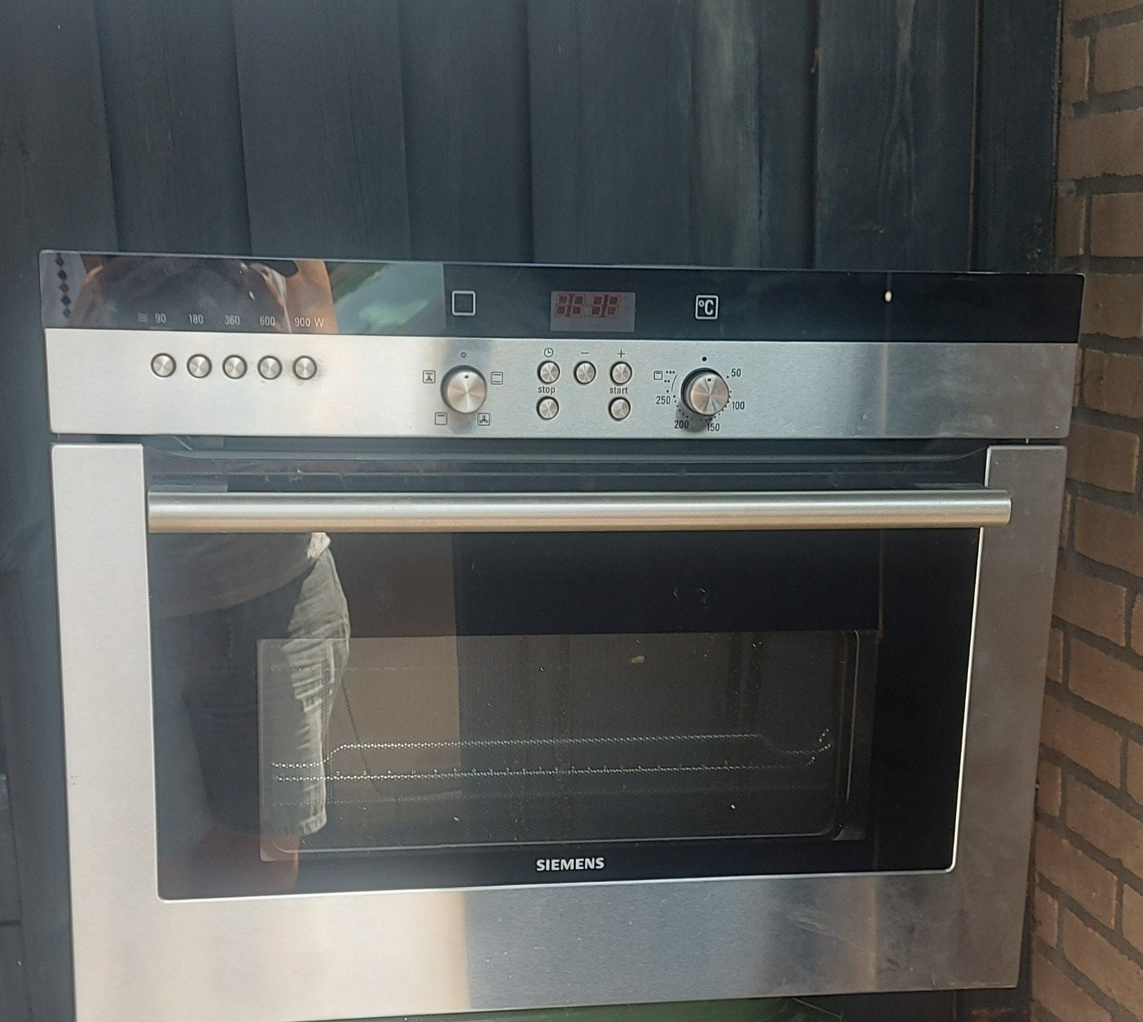 Siemens inbouw combimagnetron, Witgoed en Apparatuur, Magnetrons, Ophalen, Combimagnetron, Gebruikt, Hete lucht