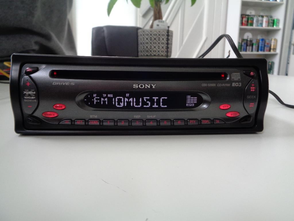 Sony CDX-S2000 Autoradio/CD, Ophalen of Verzenden, Gebruikt