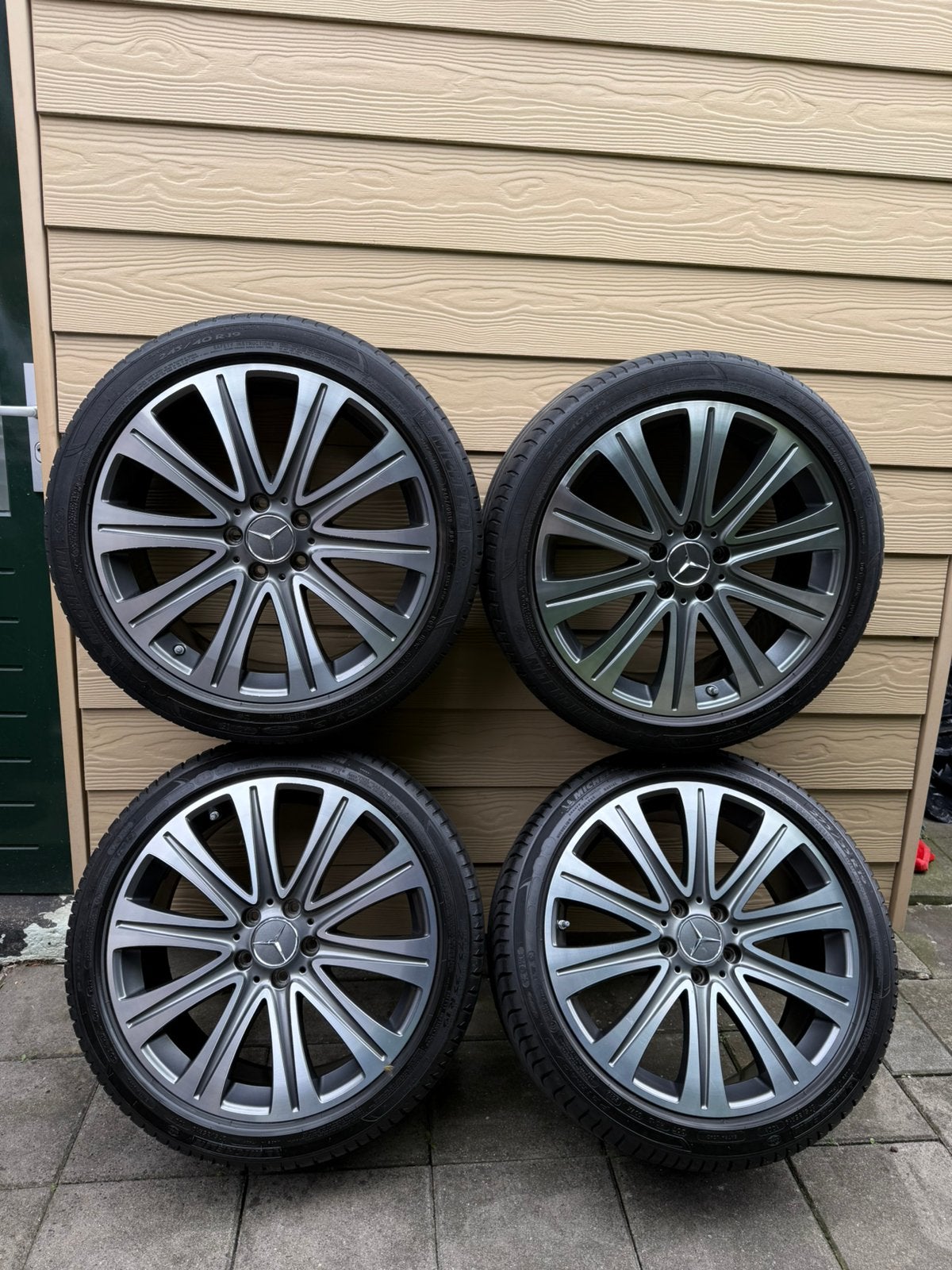 Originele Mercedes 19 inch breedset Michelin W213 E klasse, 19 inch, 245 mm, Banden en Velgen, Ophalen of Verzenden