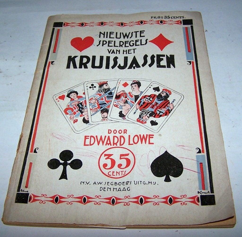 Nieuwste spelregels Kruisjassen door Edward Lowe. 1924., Ophalen of Verzenden, Edward Lowe