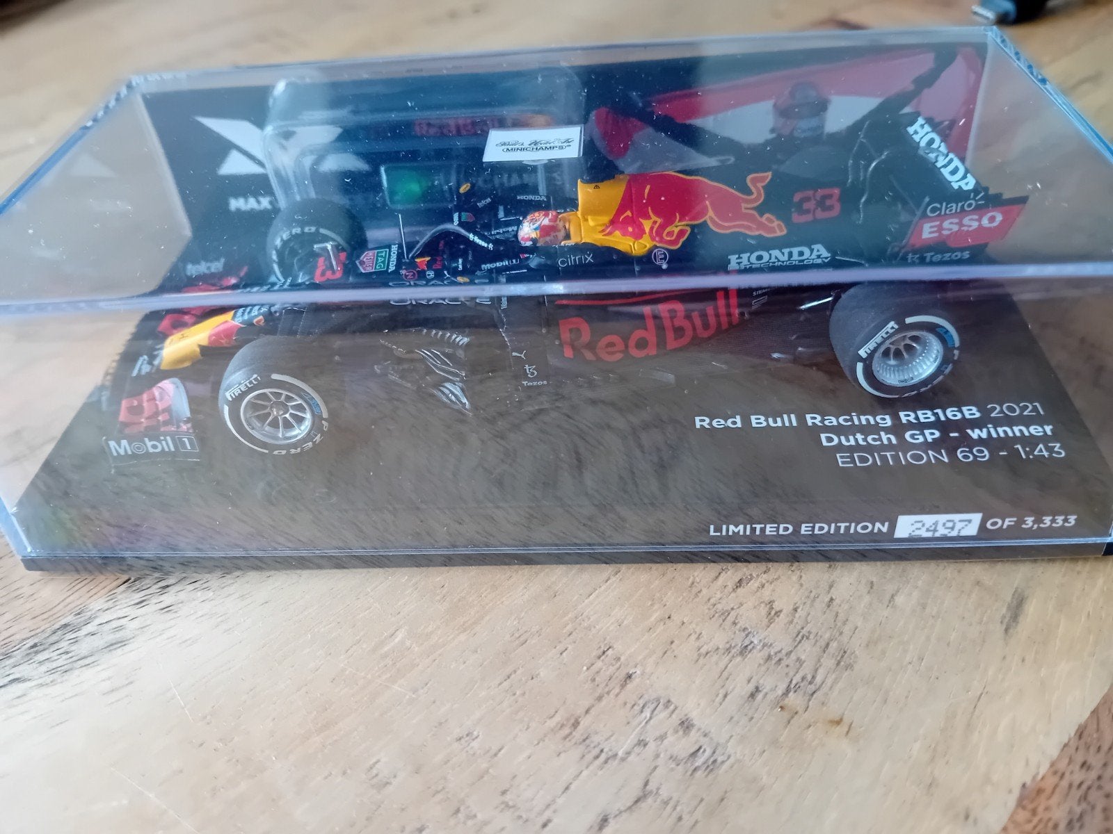 max Verstappen 1/43 Zandvoort 2021, Ophalen of Verzenden, Zo goed als nieuw, Formule 1