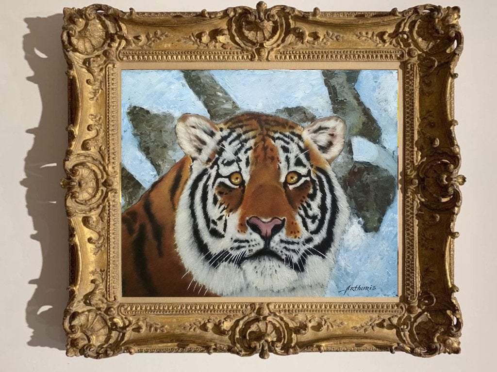 "Tijger" Schilderij, Verzenden
