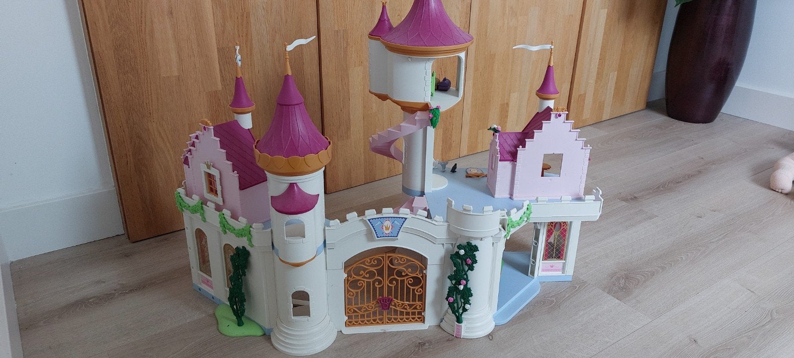 Playmobil Prinsessenkasteel 6848 met extra's (6851, 6852), Complete set, Ophalen of Verzenden, Zo goed als nieuw, Kasteel/Fort