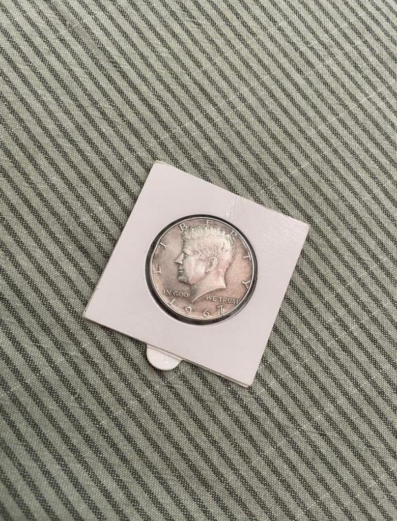 Kennedy Half Dollar 1967 - Zilveren Amerikaanse Munt, Ophalen of Verzenden, Zuidoost-Azië, Losse munt, Zilver
