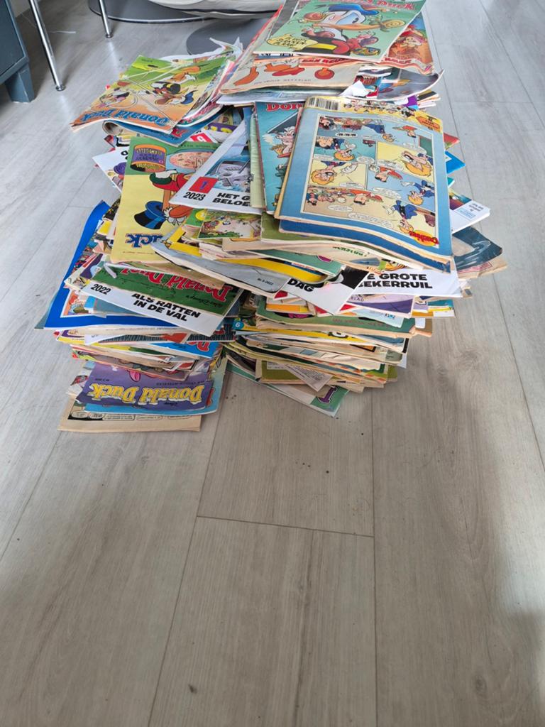 500 oude Donald Ducks - diverse jaargangen, Boeken, Meerdere stripboeken, Ophalen, Gelezen, Walt Disney