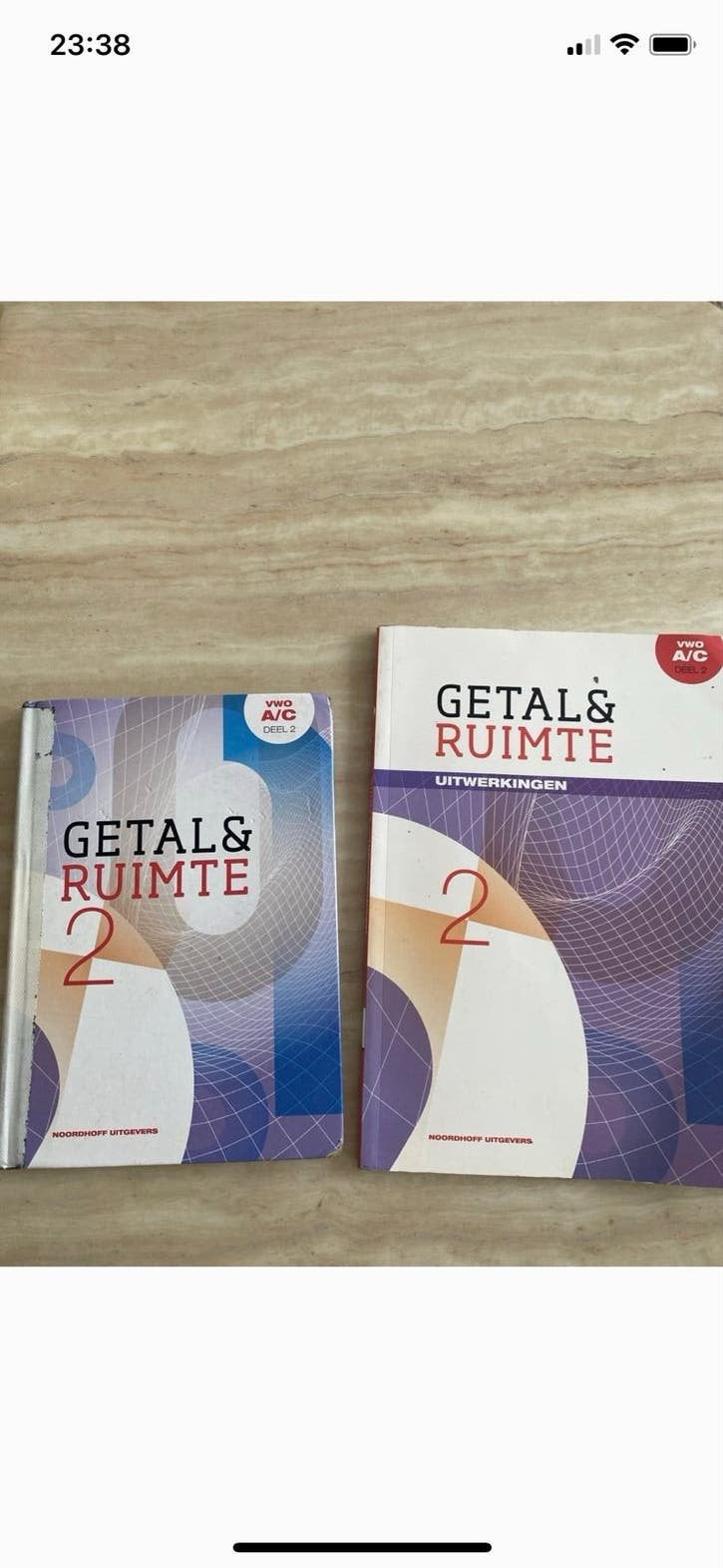 Getal & Ruimte uitwerkingen, Boeken, Ophalen of Verzenden, Gelezen, VWO, Wiskunde A