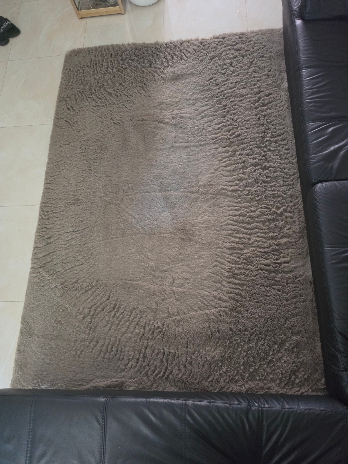 Vloerkleed Fred van Leer  Hampton 160x230 cm kleur Taupe, Ophalen, Gebruikt, Bruin, 150 tot 200 cm