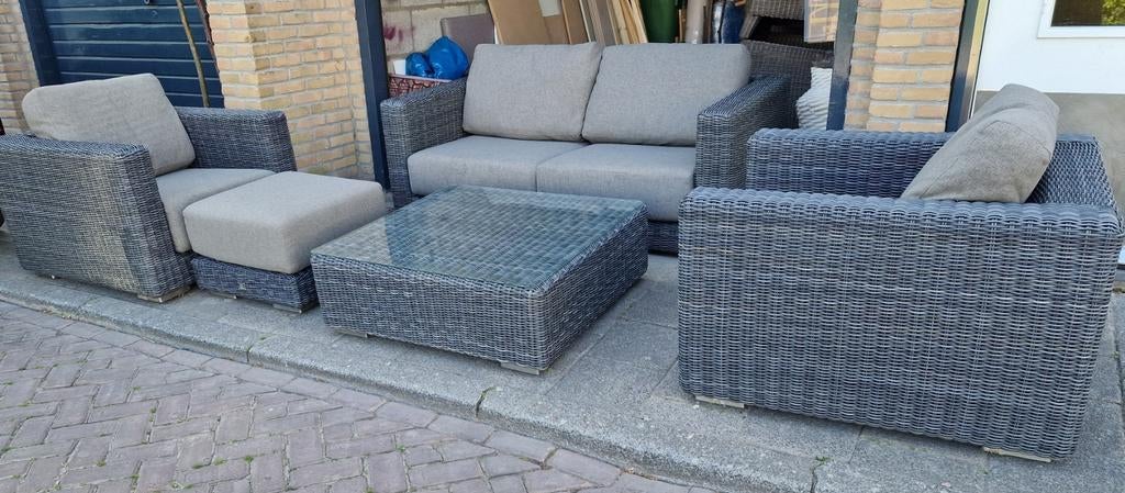 4SO Loungeset Kingston 4 seasons outdoor, Ophalen, 5 zitplaatsen, Zo goed als nieuw, Loungeset