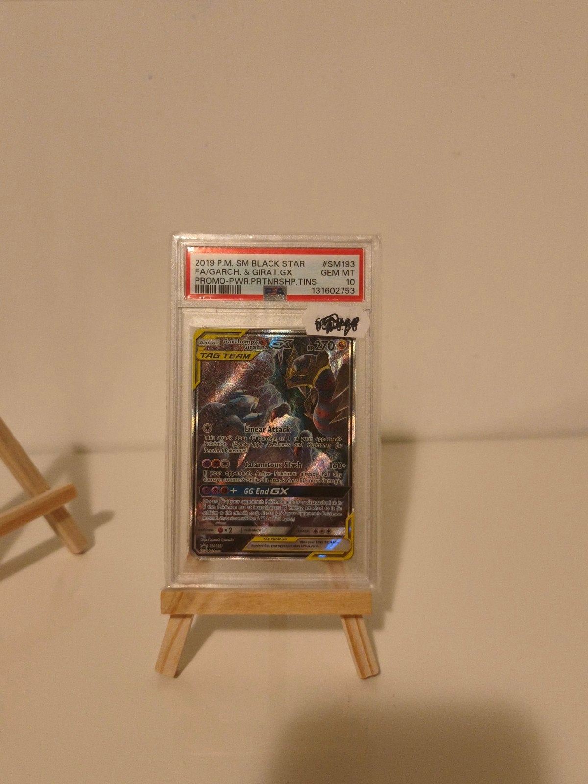 Giratina Garchomp Tag Team GX SM193 PSA 10 Gem Mint, Ophalen of Verzenden
