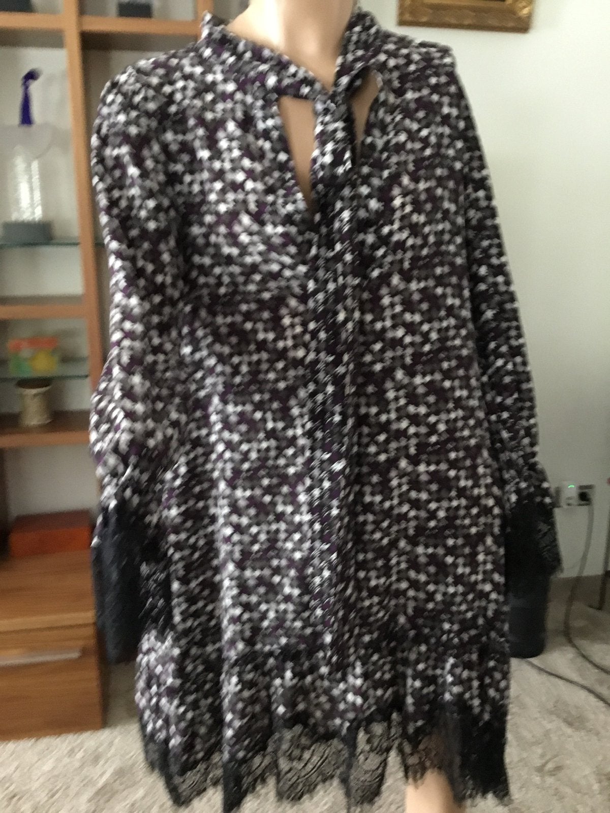 GOLD HAWK jurk met kant maat m origineel ZGAN, Maat 38/40 (M), G, Blauw, T