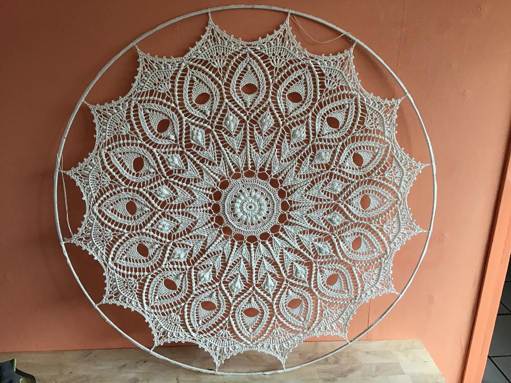Mandala 95 cm, Ophalen, Handgemaakt, 95 cm, 95 cm