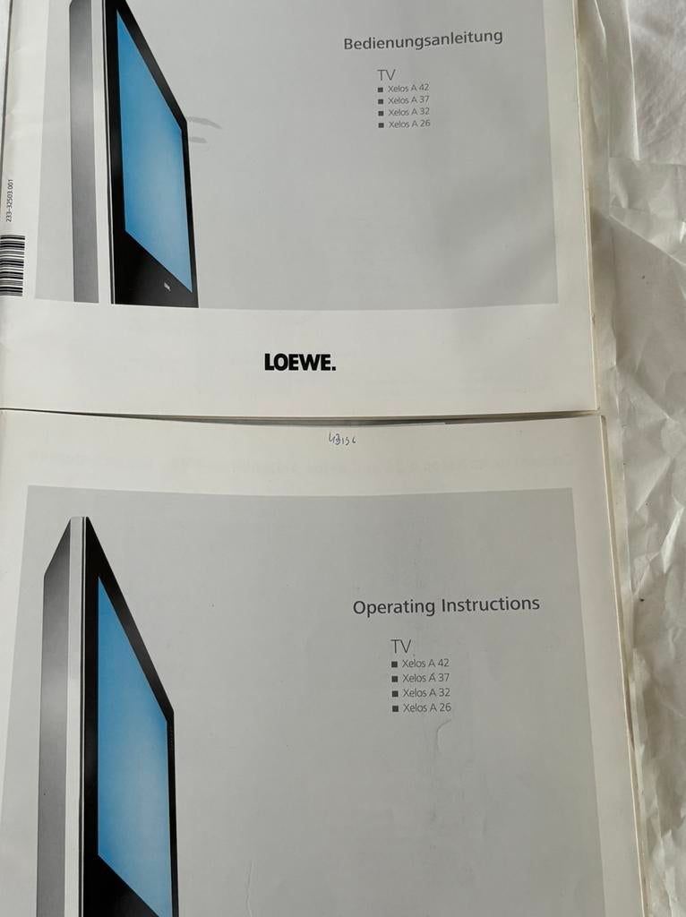 Loewe Televisie, Gebruikt, 50 Hz, 100 cm of meer, Ophalen