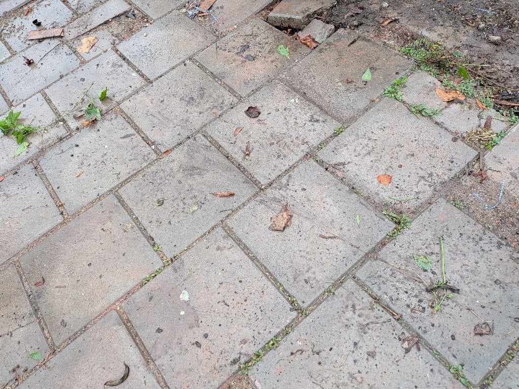 30x30 tegels, Tuin en Terras, Ophalen, Gebruikt, 10 m² of meer, Beton