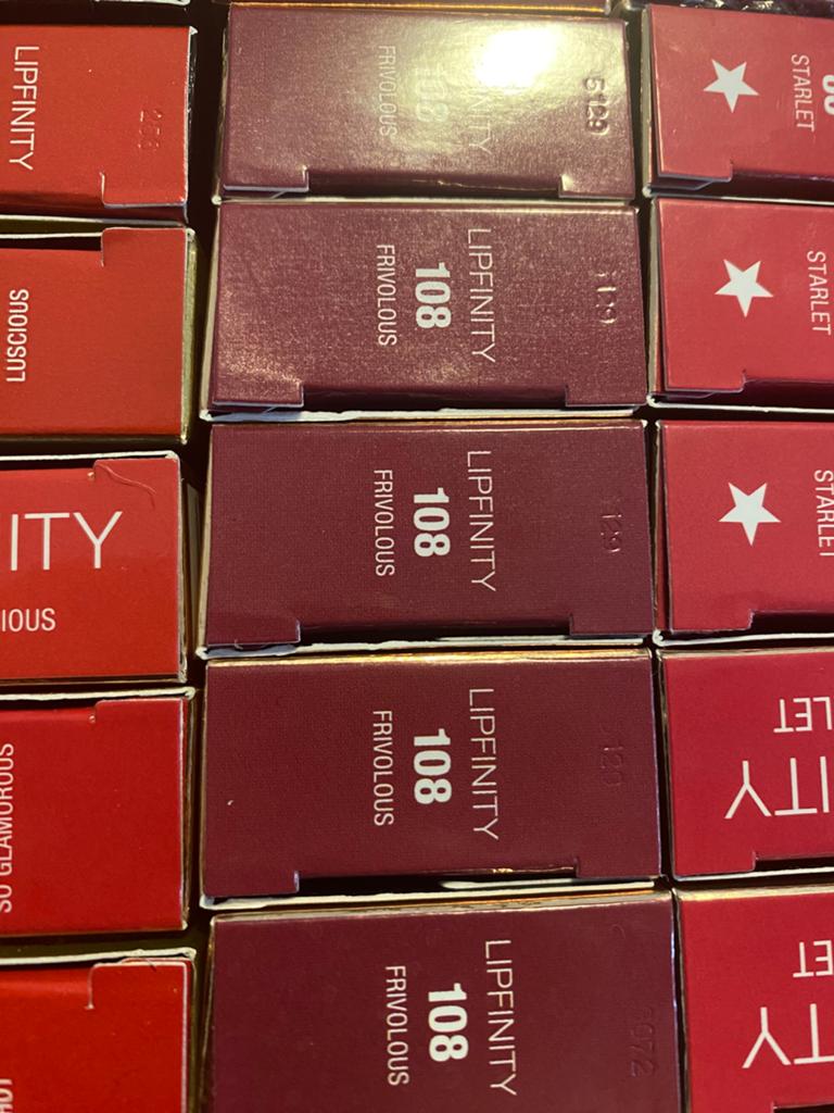Max Factor Lipfinity nr. 108 Frivolous zonder topcoat, Nieuw, Ophalen of Verzenden, Make-up, Overige kleuren