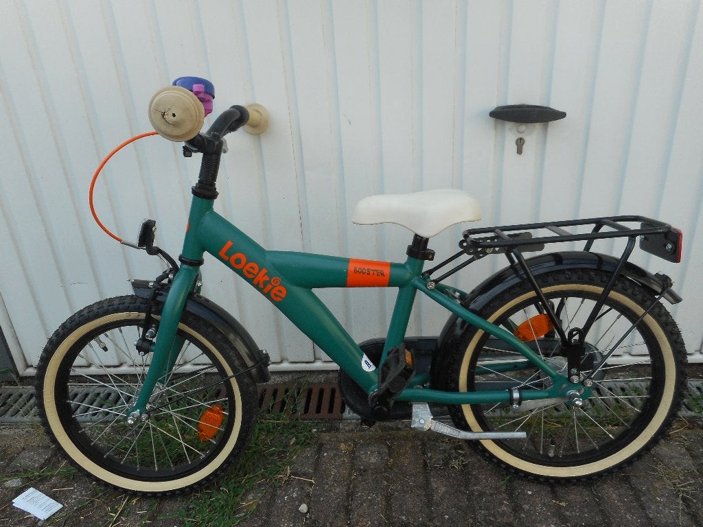Loekie Booster 16 inch Z.G.A.N, Fietsen en Brommers, Fietsen | Kinderfietsjes, Ophalen, Terugtraprem, Zijwieltjes, 16 tot 20 inch