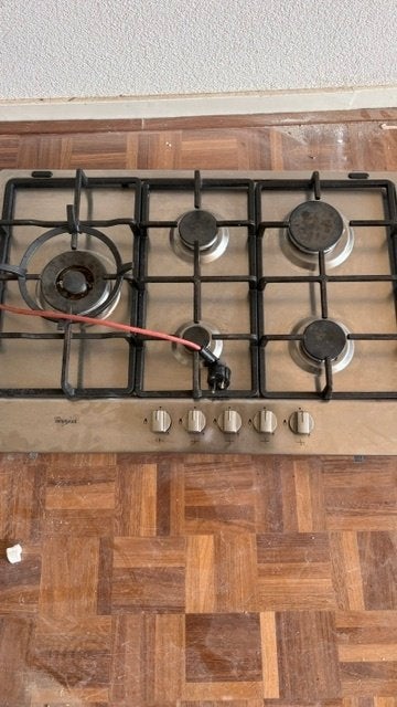 kookplaat, Ophalen, Gebruikt, Inbouw, Gas