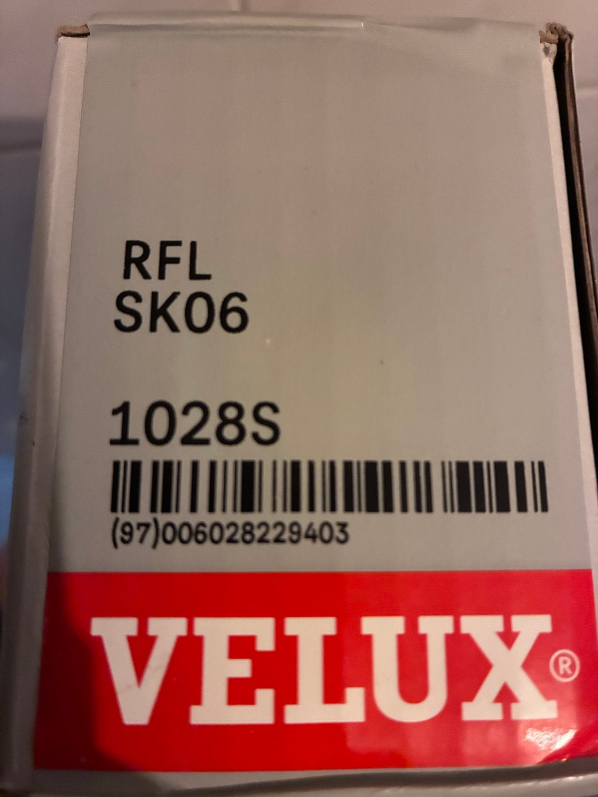 VELUX RFL SK06 Rolgordijn - Nieuw in doos, Huis en Inrichting, Ophalen, Nieuw, Rolgordijn, Inclusief montageonderdelen