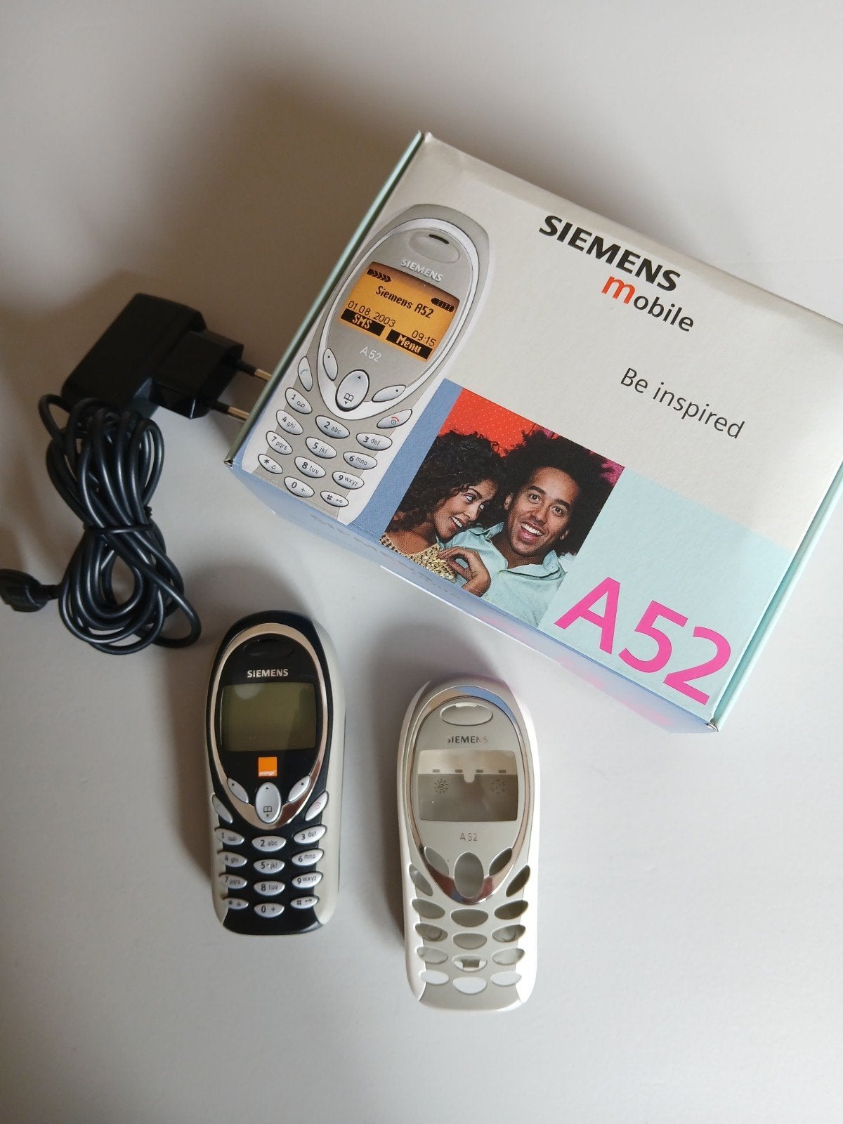 Siemens A52 Orange prepaid telefoon - Collectors item!, Telecommunicatie, Gebruikt, Geen camera, Ophalen of Verzenden, Klassiek of Candybar