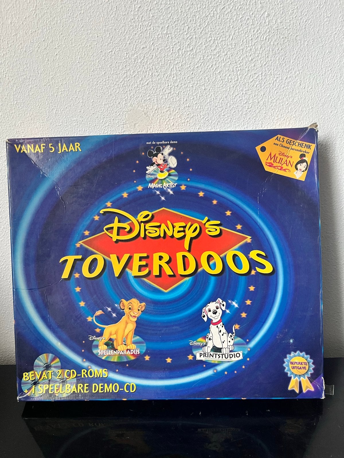 Disney's Toverdoos PC CD-ROM - 3 spellen + demo, Puzzel en Educatief, Gebruikt, 1 speler, Ophalen of Verzenden