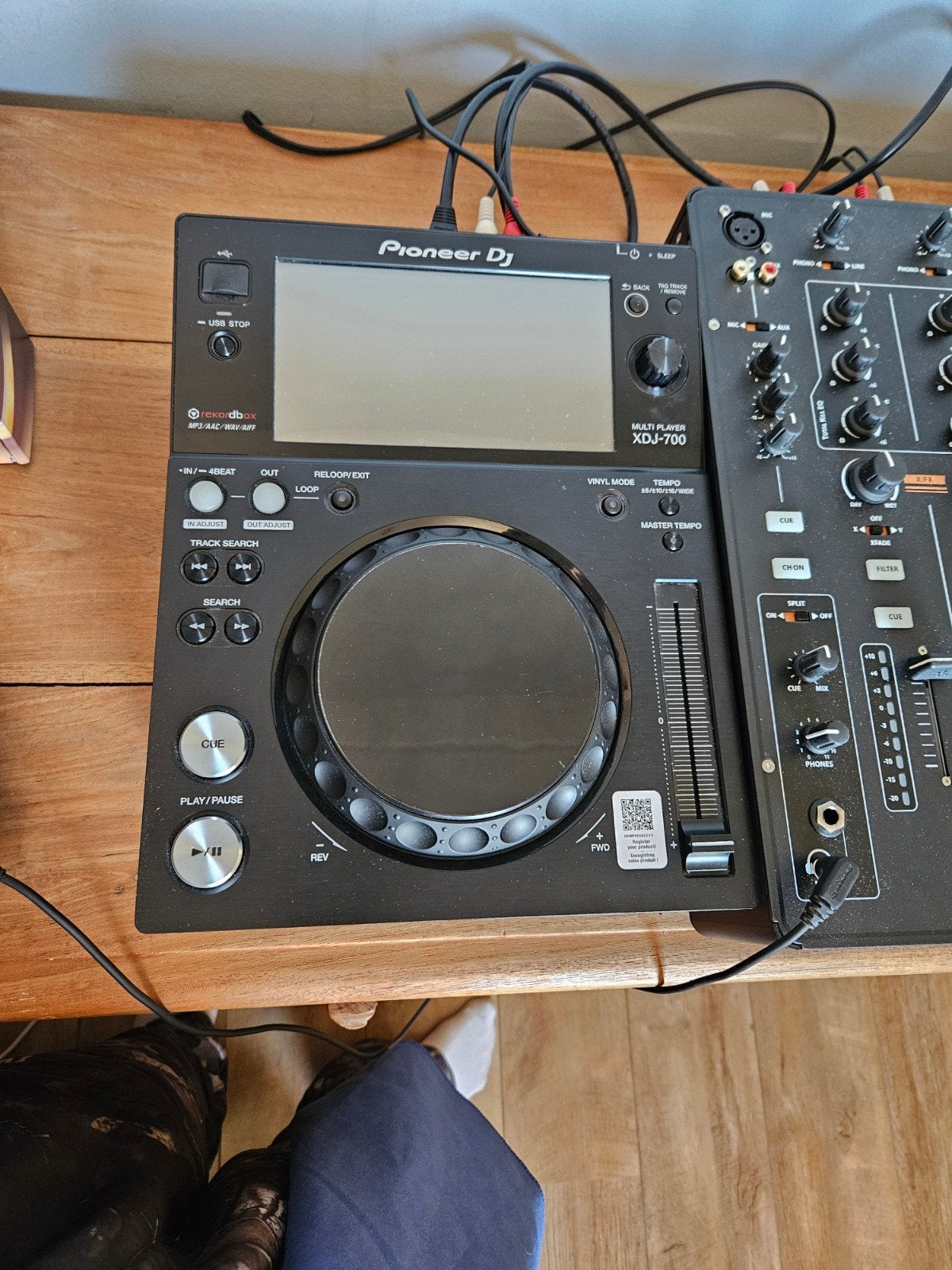 Complete DJ-set: Pioneer XDJ-700 + Allen & heath Xone 43, Ophalen of Verzenden, Gebruikt, Dj-set, Pioneer