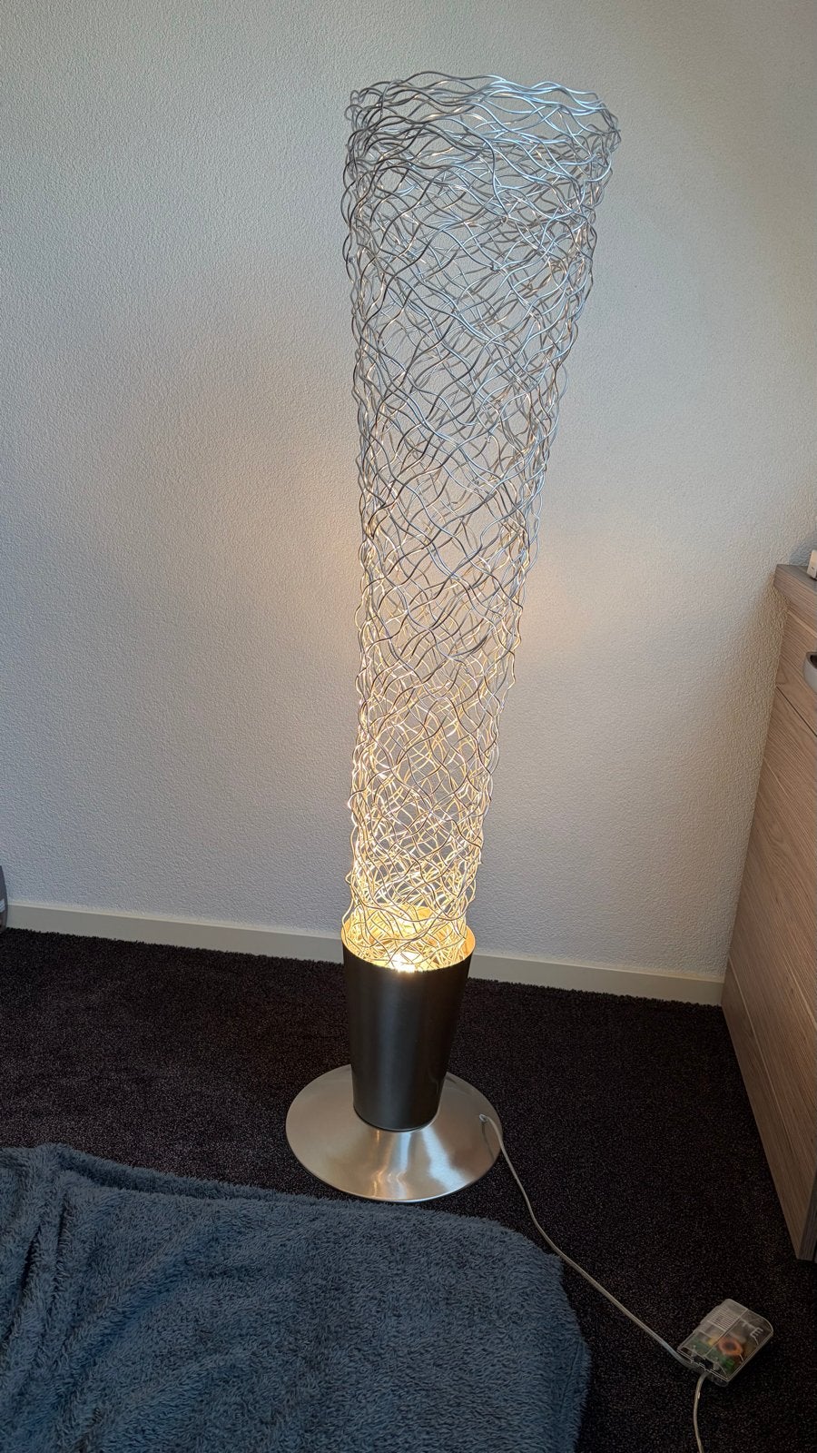 Vandeheg Design Vloerlamp - Metaal, Modern, Ophalen, Gebruikt, 100 tot 150 cm, Overige fittingen