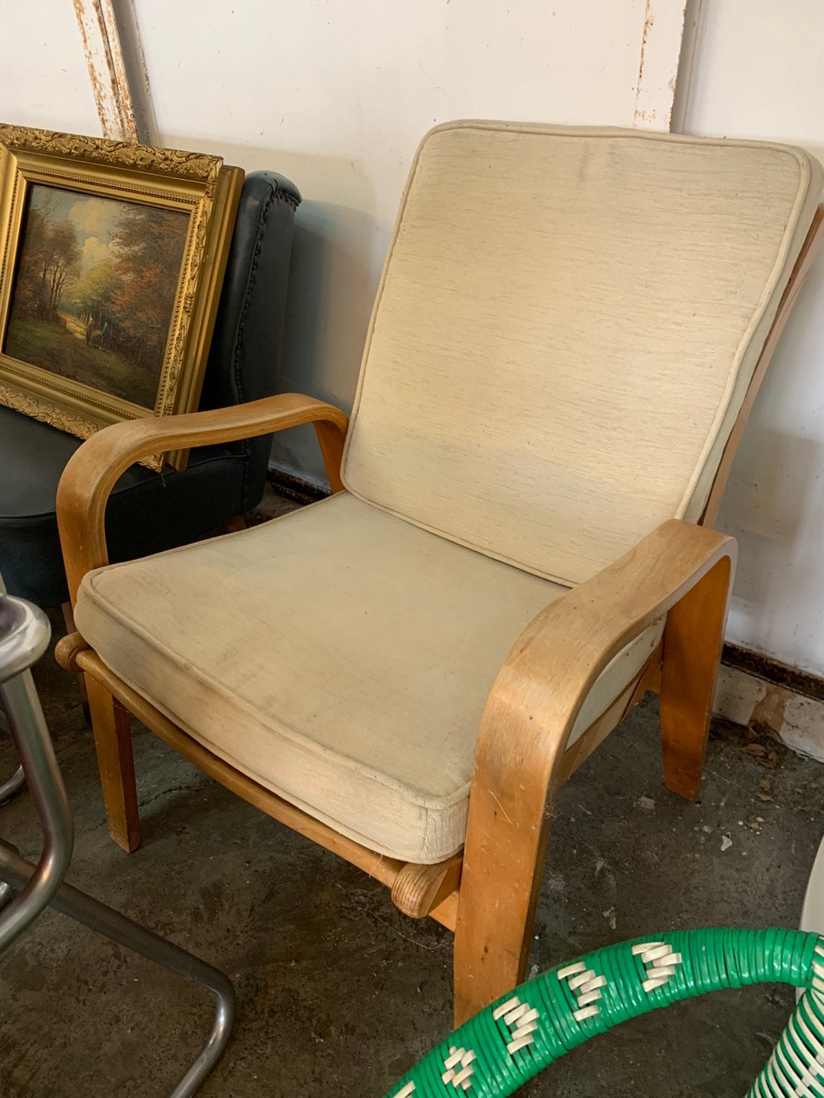 Vintage fauteuil Pastoe FB05 Cees Braakman jaren 60., Ophalen of Verzenden, Zo goed als nieuw, 50 tot 75 cm
