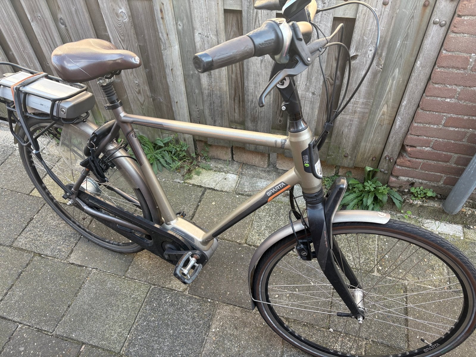 Sparta Ion E-bike met goede accu - ondersteuning defect, Ophalen, Sparta, Gebruikt, 55 tot 59 cm