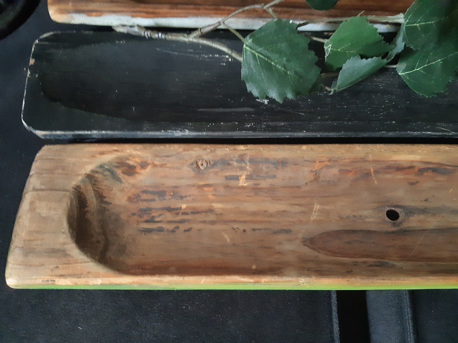 Landelijke (stokbrood)plank "hol"stoer brocante , "Paris", Ophalen