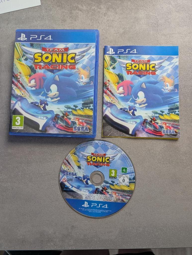 Team sonic racing PS4, Racen en Vliegen, Ophalen of Verzenden, Zo goed als nieuw, 3 spelers of meer