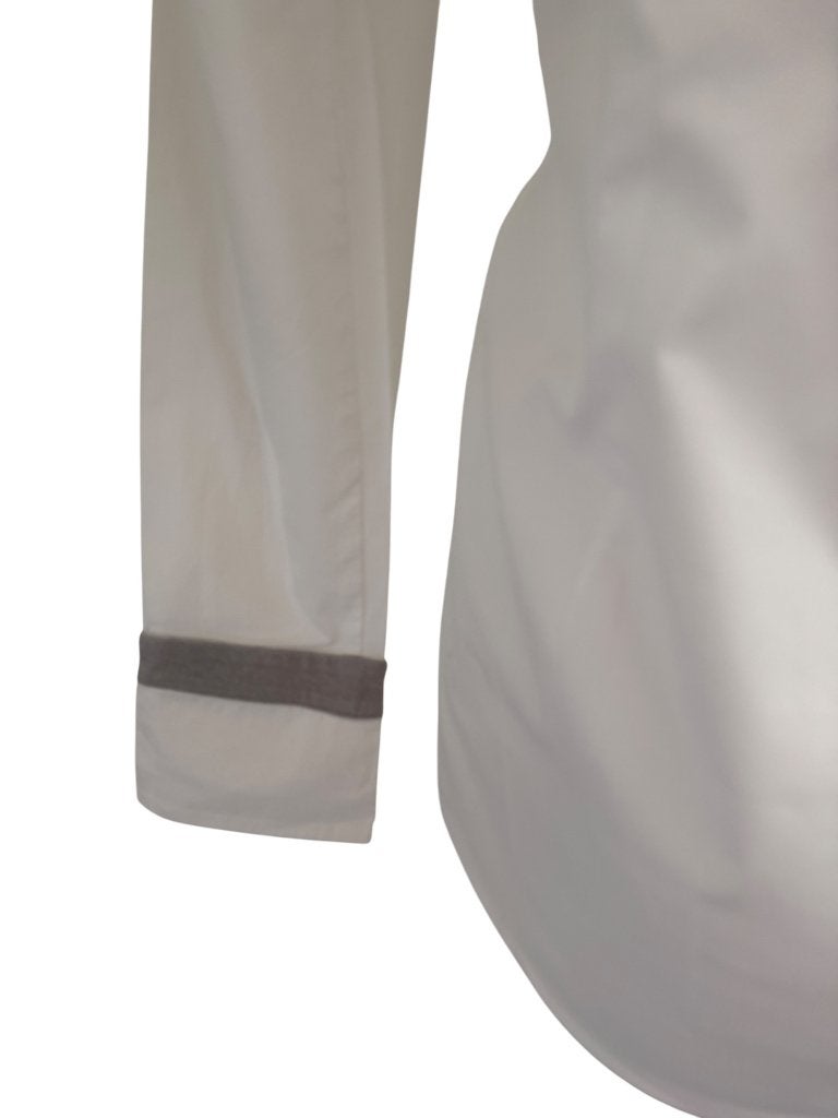Le Tricot Perugia blouse M, Kleding | Dames, Maat 38/40 (M), Verzenden, Wit, Zo goed als nieuw