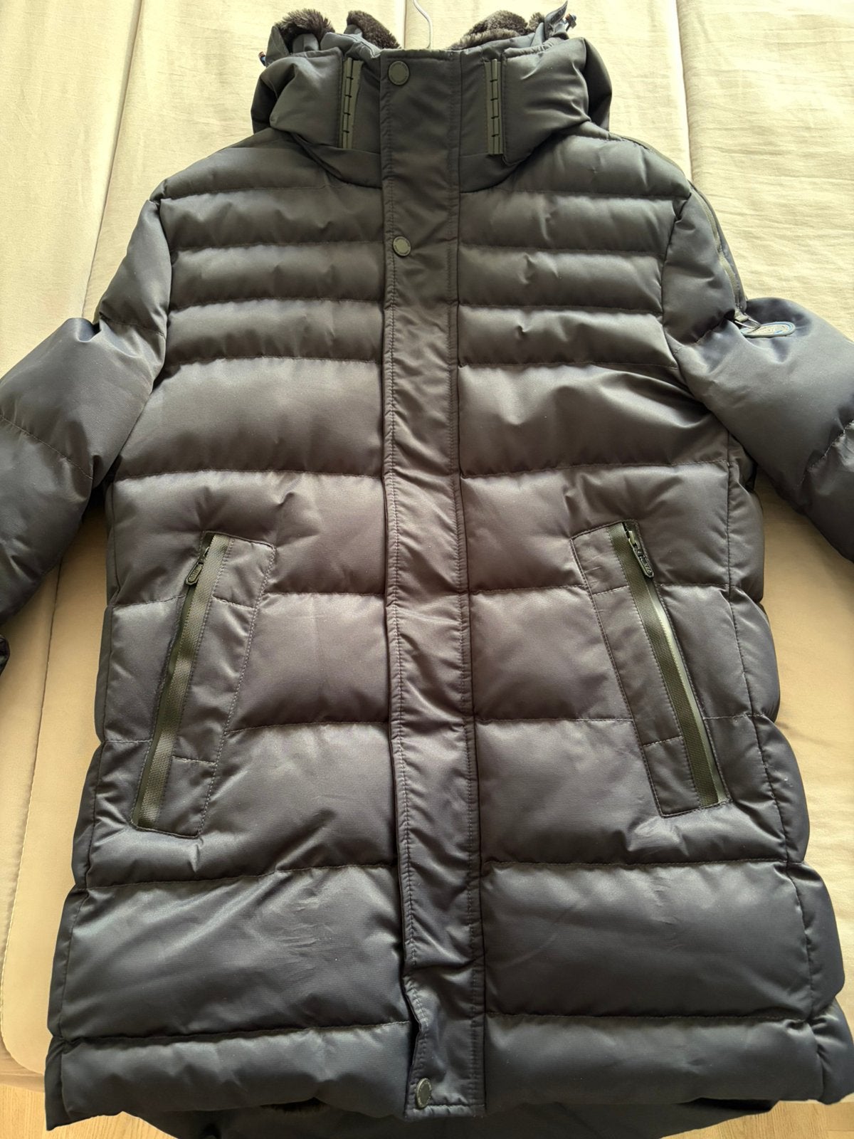Gabbiano winterjas, Verzenden, Zo goed als nieuw, Maat 38/40 (M), Blauw