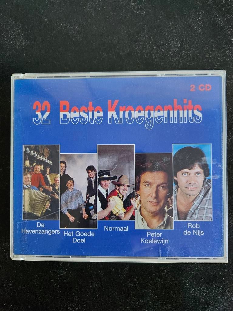 32 Beste Kroegenhits (2-cd), Ophalen of Verzenden, Zo goed als nieuw, Levenslied of Smartlap