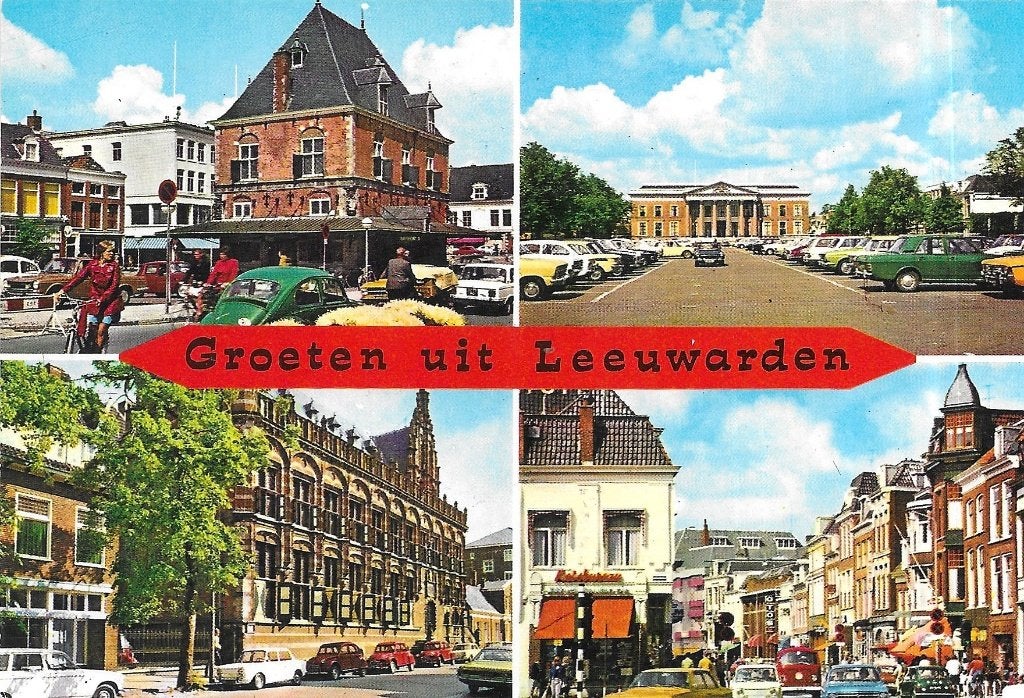 AK Leeuwarden - Groeten uit....., Verzenden, 1960 tot 1980, Ongelopen, Friesland