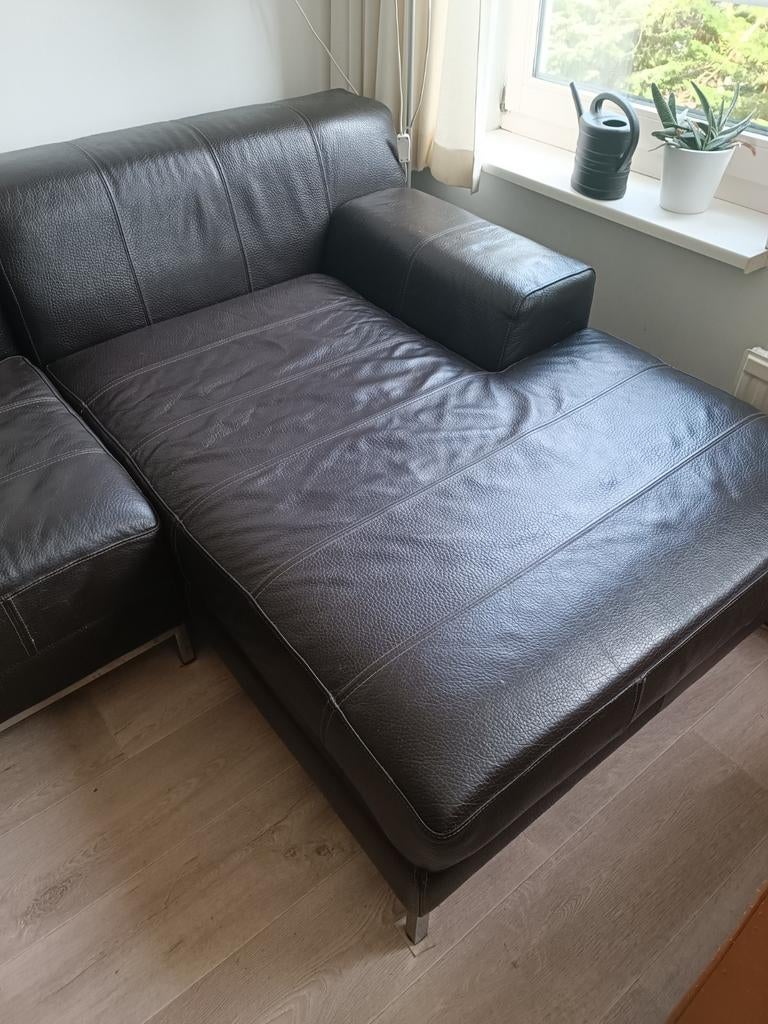 Leren Chaise-Longues van Ikea Kramfors, Huis en Inrichting, Banken | Bankstellen, Gebruikt, Eenpersoons, Leer, Ophalen of Verzenden