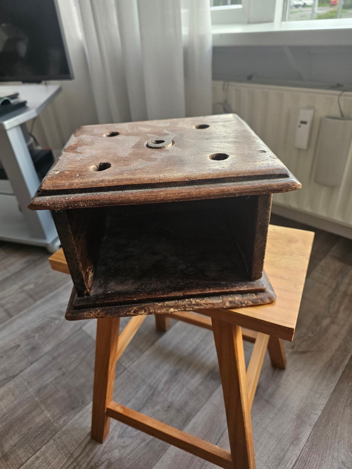 antieke houten stoof, Ophalen of Verzenden