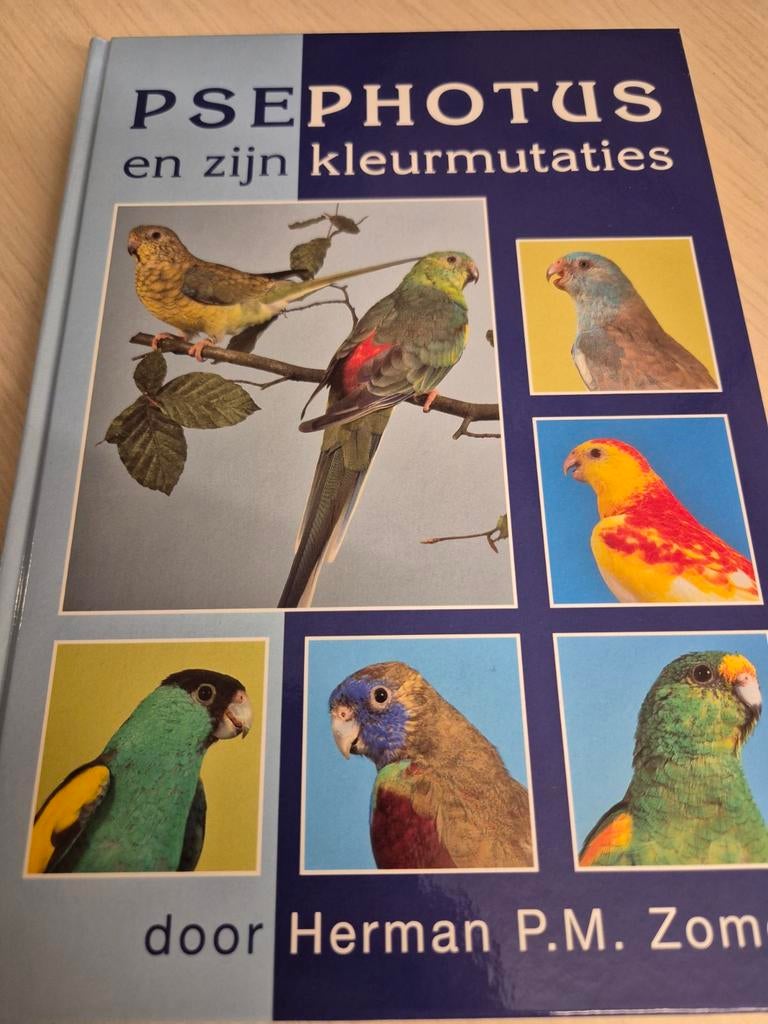 Boek Psephotus Blue Bonnet Hooded Roodrug Veelkleur parkiet, Ophalen of Verzenden, Nieuw, Vogels