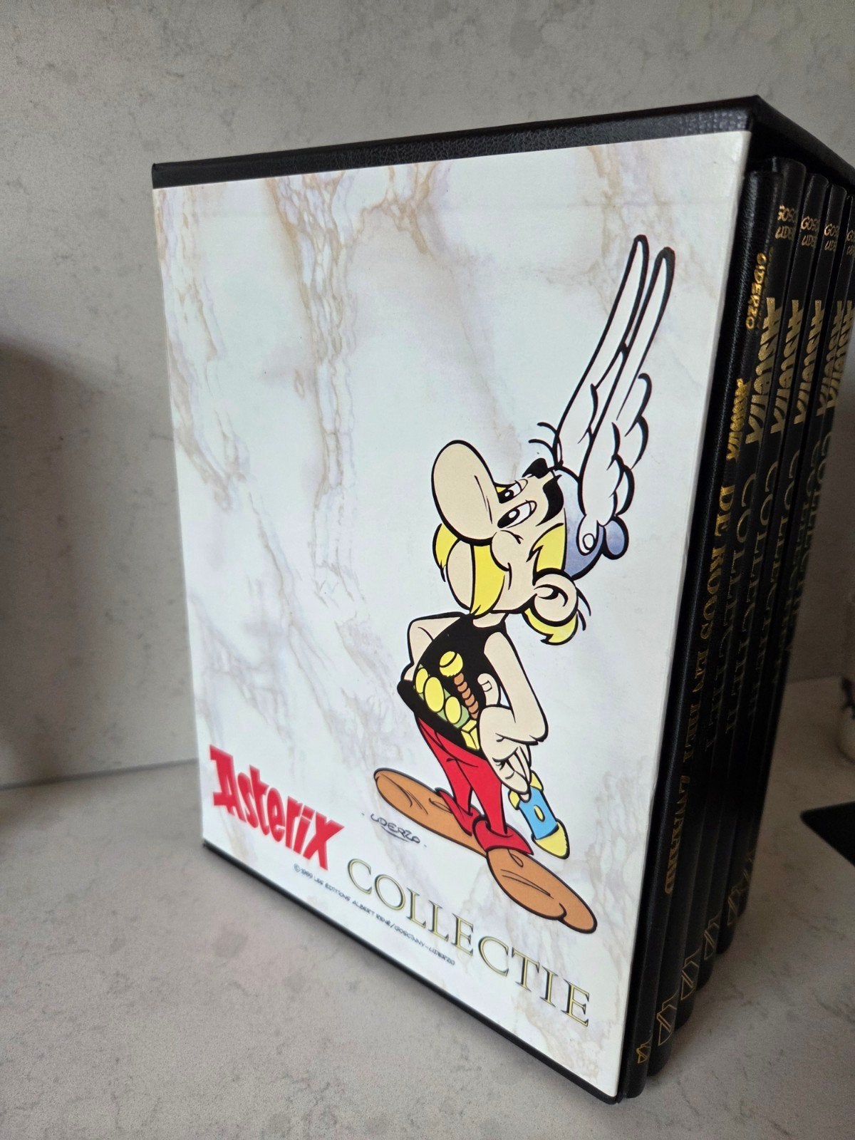 Asterix en Obelix - Lecturama box hardcover compleet, Boeken, Complete serie of reeks, Ophalen of Verzenden, Zo goed als nieuw