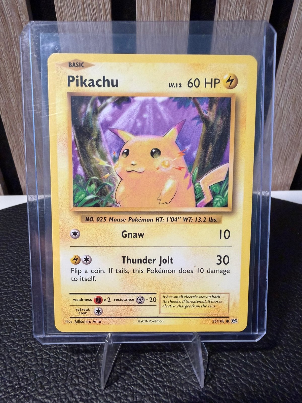 Pikachu 35/108 (Evolutions), Ophalen of Verzenden, Zo goed als nieuw, Losse kaart