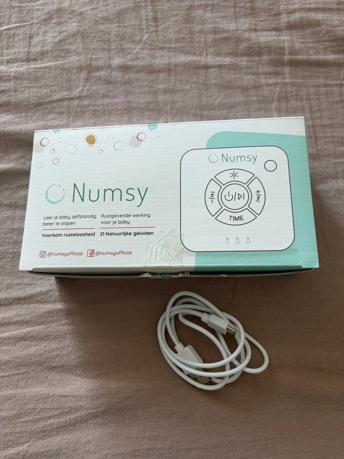Numsy Original 3.0 White Noise Machine - Zo goed als nieuw, Ophalen, Zo goed als nieuw, Overige typen, Met geluid