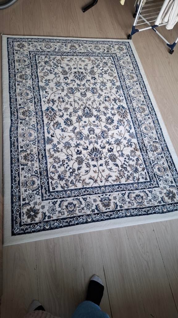 IKEA TAPIJT, Ophalen, 100 tot 150 cm, Blauw, Klassiek, Oosters