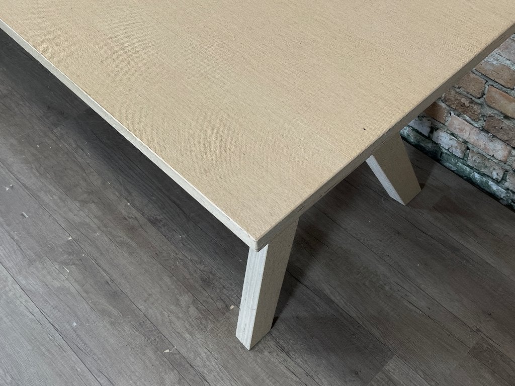 Design Eettafel - Berken Multiplex hout, Ophalen, Design, 200 cm of meer, 50 tot 100 cm