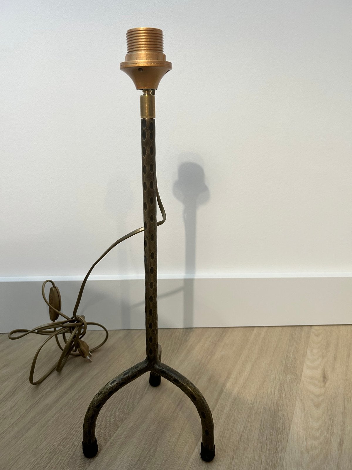 ZGAN Vintage tafellamp met driepoot voet lamp, Ophalen of Verzenden