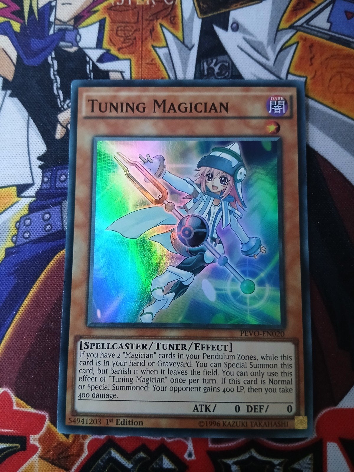 Tuning Magician - Super Rare PEVO - Yu-Gi-Oh, Ophalen of Verzenden, Zo goed als nieuw, Foil