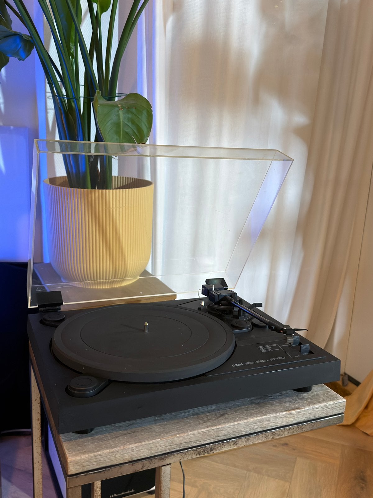 Yamaha PF-20 half automatische vintage platenspeler, Overige merken, Automatisch, Ophalen of Verzenden, Zo goed als nieuw