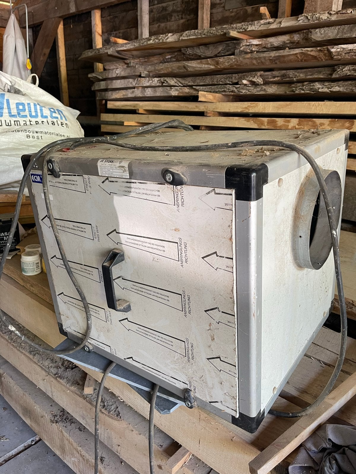 J.E. StorkAir Afzuiger/Ventilator PLD 500/9-7 ECMc1-VE, Ophalen, Gebruikt, Ventilator en Afzuiger