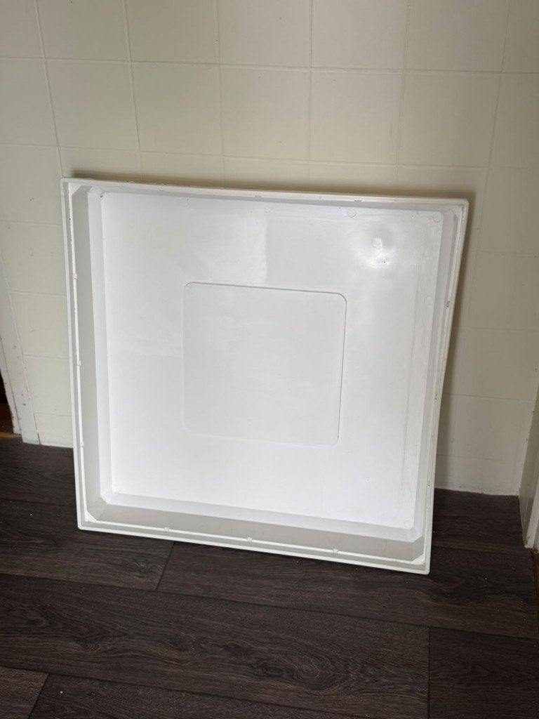Kunsstof lekbak voor wasmachine/droger (71x71cm), Ophalen, Gebruikt