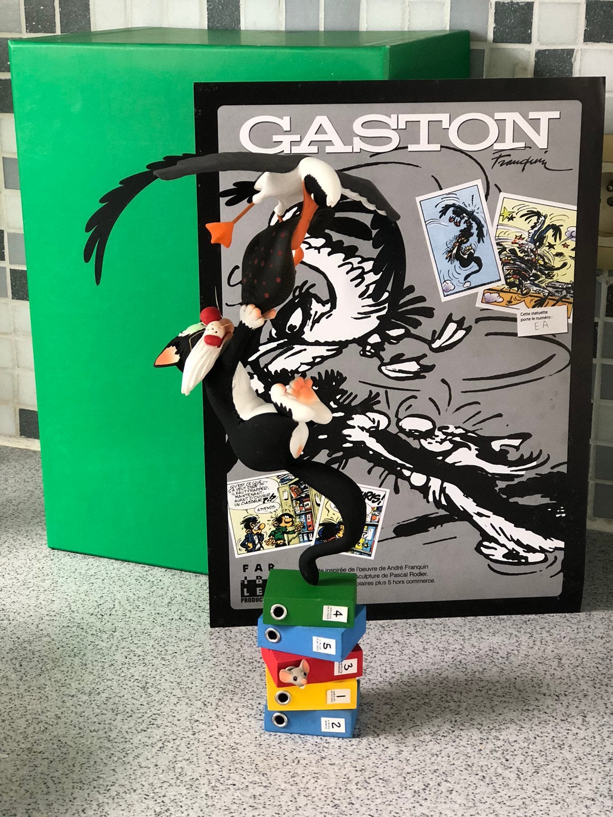 De dieren van Gaston Fariboles Franquin, Ophalen of Verzenden, Asterix en Obelix, Zo goed als nieuw, Beeldje of Figuurtje