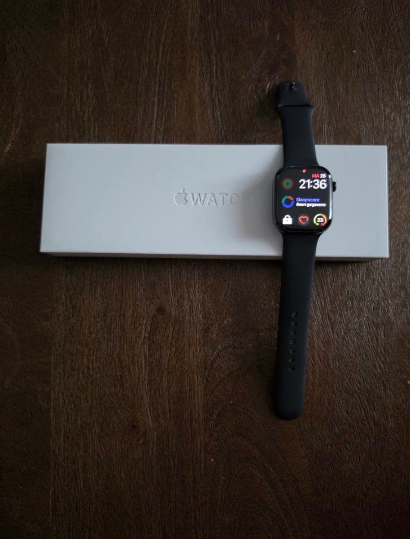 Apple Watch Series 10 Titanium Zwart 46MM, Zwart, IOS, Ophalen of Verzenden, Zo goed als nieuw